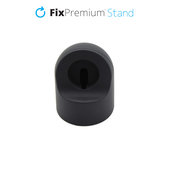Силиконова стойка за Apple Watch, Черно, Black, FixPremium