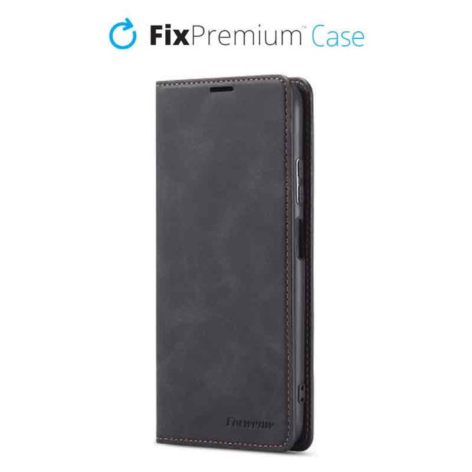 Калъф Business Wallet за iPhone 13 Pro Max, Черно, Black, FixPremium
