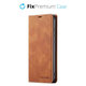 Калъф Business Wallet за Samsung S22 Plus, Кафяв, Brown, FixPremium