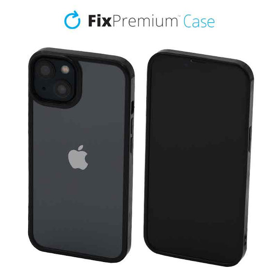 Калъф Invisible за iPhone 13 & 14, Черно, Black, FixPremium