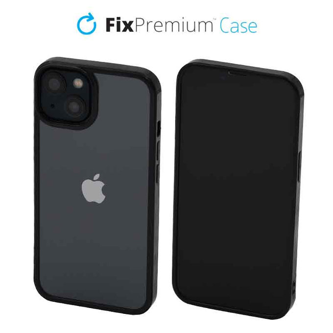 Калъф Invisible за iPhone 13 & 14, Черно, Black, FixPremium