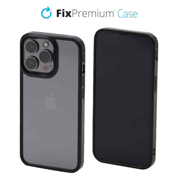 Калъф Invisible за iPhone 13 Pro, Черно, Black, FixPremium