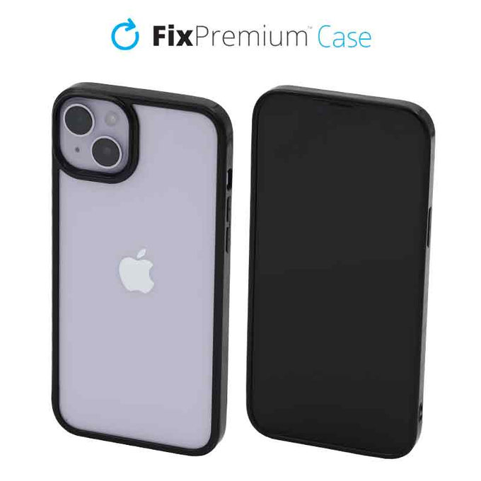 Калъф Invisible за iPhone 14 Plus, Черно, Black, FixPremium
