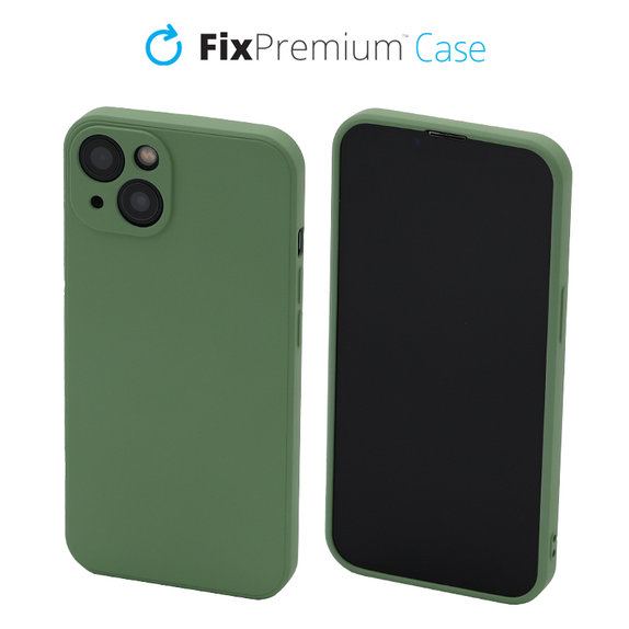 Калъф Rubber за iPhone 13 & 14, Зелено, Green