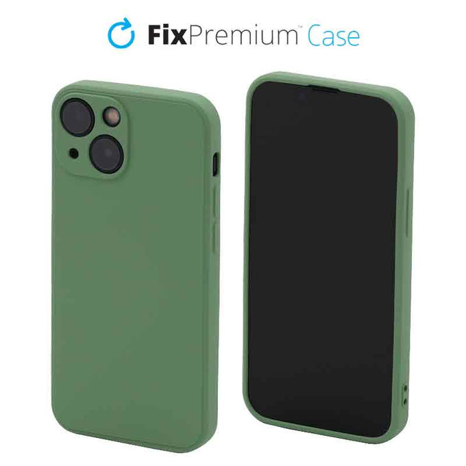 Калъф Rubber за iPhone 14 Plus, Зелено, Green