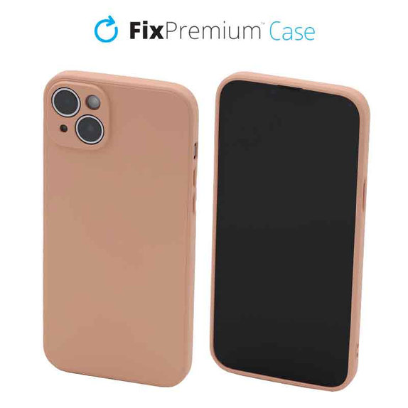 Калъф Rubber за iPhone 14 Plus, Oранжев, Orange