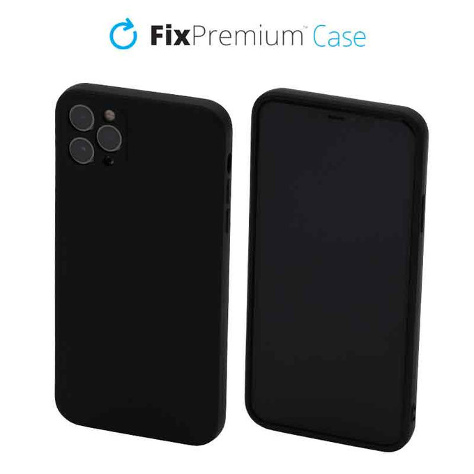 Калъф Rubber за iPhone 11 Pro Max, Черно, Black