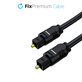 Оптичен аудио кабел, 2m, Черно, Black, FixPremium
