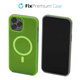 Калъф Clear с MagSafe за iPhone 12 Pro Max, neon Зелен, Green