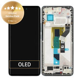 дисплей за Xiaomi 13 Lite, Тъчскрийн и рамка, 5600030L9S00, черен, Black, Genuine Service Pack