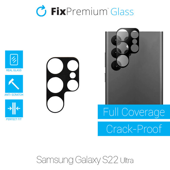 Протектор за обектив на задна камера за Samsung S22 Ultra, FixPremium