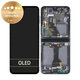 дисплей за Samsung Z Flip 5 F731B, Тъчскрийн и рамка, GH82-31827A, Graphite, Genuine Service Pack