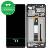 дисплей за Xiaomi Redmi 12C 22120RN86G 22126RN91Y, Тъчскрийн и рамка, черен, Black, TFT