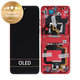 дисплей за Motorola Razr 40 Ultra, Тъчскрийн и рамка, 5D68C22598, Viva Magenta, Genuine Service Pack