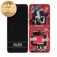 дисплей за Motorola Razr 40 Ultra, Тъчскрийн и рамка, 5D68C22598, Viva Magenta, Genuine Service Pack