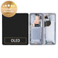 дисплей за Samsung Z Fold 5 F946B, Тъчскрийн и рамка, GH82-31842C, Icy Blue, Genuine Service Pack