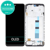 дисплей OLED за Xiaomi Redmi Note 12, Тъчскрийн и рамка, Black