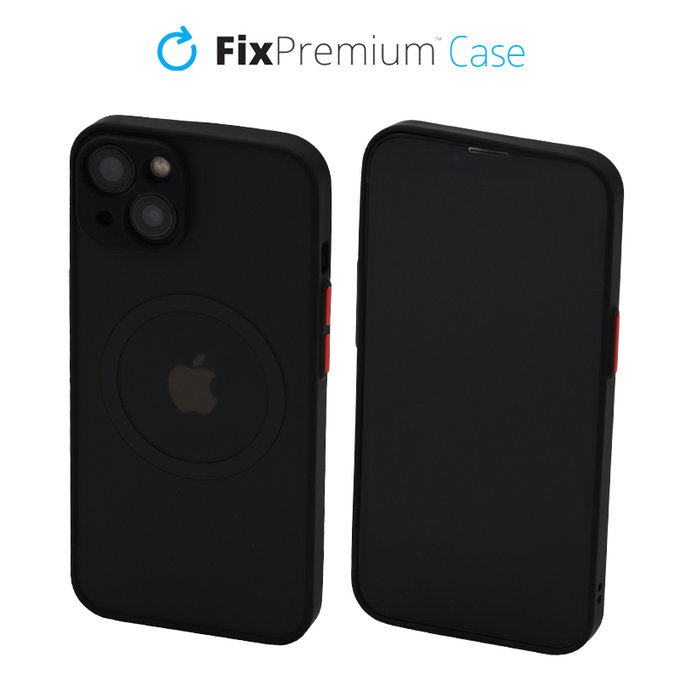 Калъф Matte с MagSafe за iPhone 13 & 14, Черно, Black