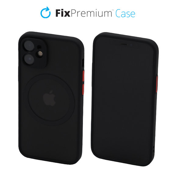 Калъф Matte с MagSafe за iPhone 12 mini, Черно, Black