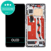 дисплей OLED за Huawei Nova 10, Тъчскрийн и рамка, Starry Black