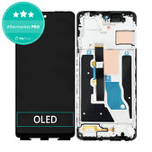 дисплей OLED за Infinix Note 30 VIP, Тъчскрийн и рамка, Magic Black
