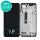 дисплей OLED за Motorola Edge 30 Neo, Тъчскрийн и рамка, Black Onyx