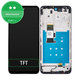 дисплей за Motorola Moto G13, Тъчскрийн и рамка, Matte Charcoal, TFT