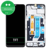 дисплей за Oppo A78, Тъчскрийн и рамка, черен, Black, TFT