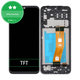 дисплей за Samsung A14 A145R, Тъчскрийн и рамка, черен, Black, TFT
