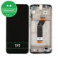 дисплей за Xiaomi Redmi 10 (2022), Тъчскрийн и рамка, черен, Black, TFT