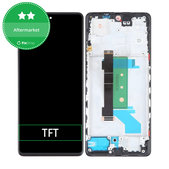 дисплей за Xiaomi Redmi Note 12 Pro+ 5G, Тъчскрийн и рамка, Midnight Black, TFT
