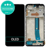 дисплей OLED за Xiaomi Redmi Note 12S, Тъчскрийн и рамка, Onyx Black