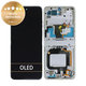 дисплей за Motorola Razr 40, Тъчскрийн и рамка, 5D68C22835, Vanilla Cream, Genuine Service Pack
