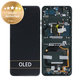 дисплей за Motorola Razr 40, Тъчскрийн и рамка, 5D68C22834, Sage Green, Genuine Service Pack