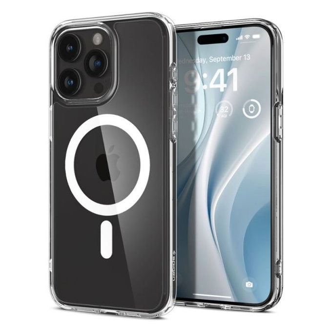 Калъф Ultra Hybrid с MagSafe за iPhone 15 Pro Max, Бял, White