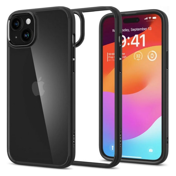 Калъф Ultra Hybrid за iPhone 15 Plus, Matte Black