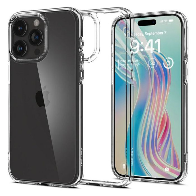 Калъф Ultra Hybrid за iPhone 15 Pro, Crystal Clear