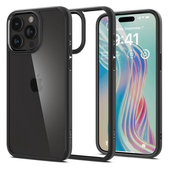 Калъф Ultra Hybrid за iPhone 15 Pro, Matte Black