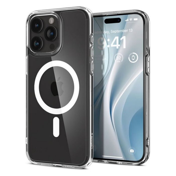 Калъф Ultra Hybrid с MagSafe за iPhone 15 Pro, Бял, White