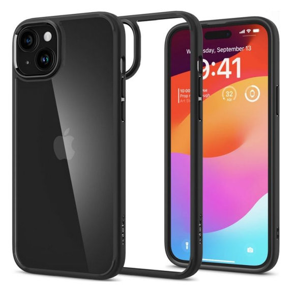 Калъф Ultra Hybrid за iPhone 15, Matte Black
