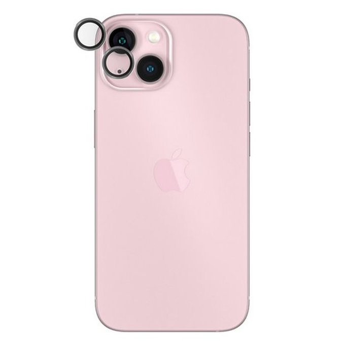 Протектор за обектив на задна камера Hoops за iPhone 15 и 15 Plus, Прозрачен, Transparent, PanzerGlass