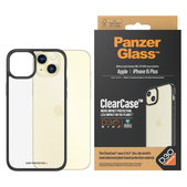 Калъф ClearCase D3O за iPhone 15 Plus, Черно, PanzerGlass