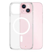 Калъф HardCase D3O с MagSafe за iPhone 15, Прозрачен, Transparent