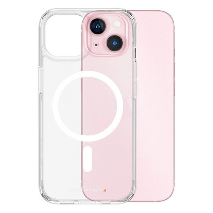 Калъф HardCase D3O с MagSafe за iPhone 15, Прозрачен, Transparent
