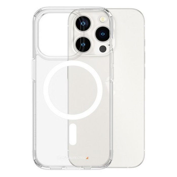 Калъф HardCase D3O с MagSafe за iPhone 15 Pro, Прозрачен, Transparent
