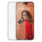 Закалено стъкло UWF с апликатор за iPhone 15 Pro, Черно, Black, PanzerGlass