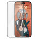 Закалено стъкло UWF с апликатор за iPhone 15 Plus, Черно, Black, PanzerGlass