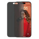 Закалено стъкло UWF Privacy с апликатор за iPhone 15 Pro, Черно, Black, PanzerGlass