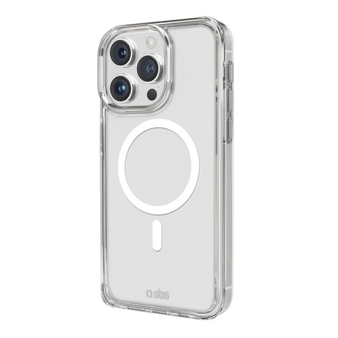 Калъф Light Mag с MagSafe за iPhone 15 Pro, Прозрачен, SBS