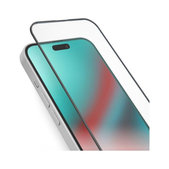 Закалено стъкло Full Cover за iPhone 15 Plus, Черно, Black, SBS